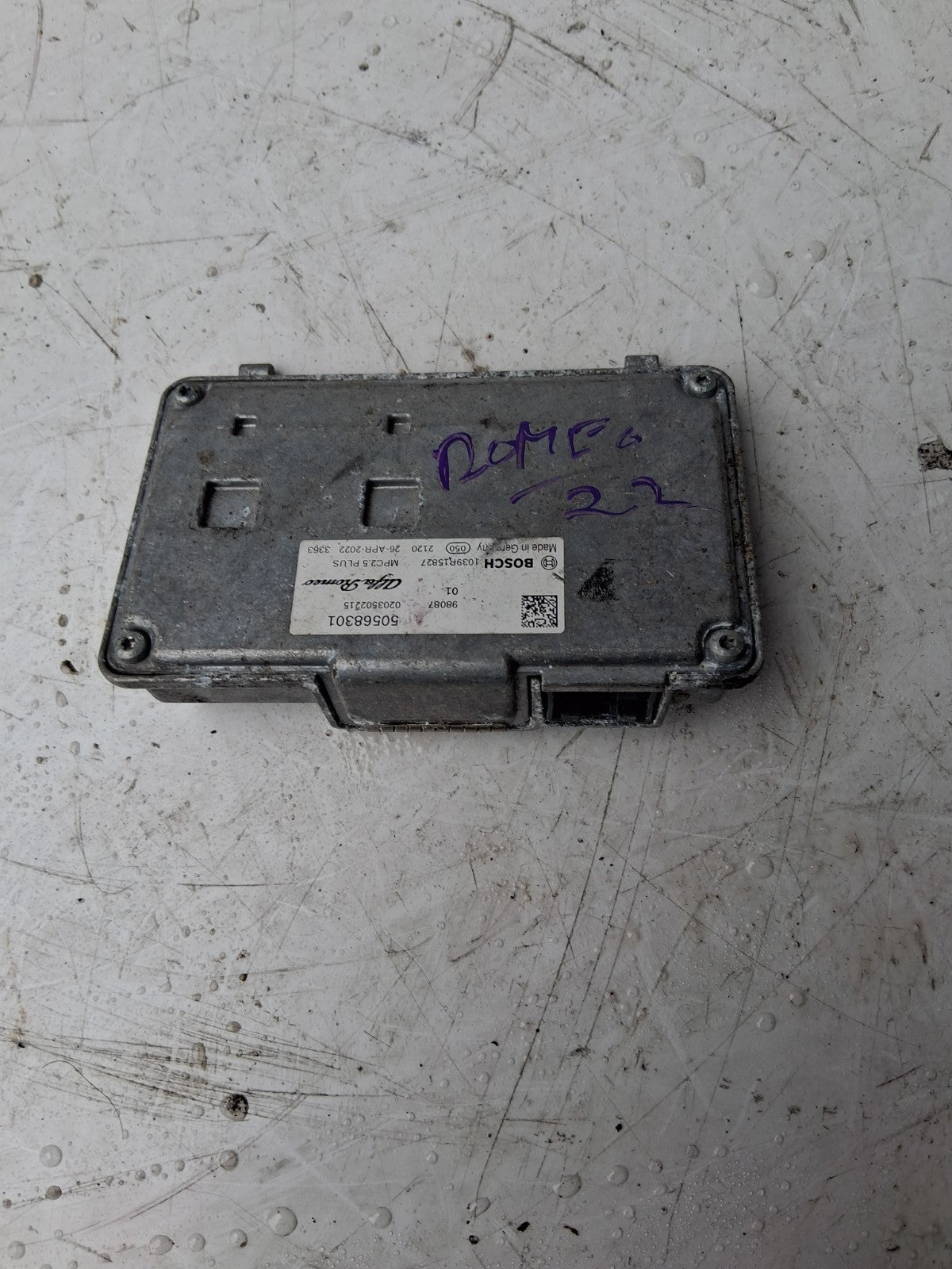 2022 ALFA ROMEO STELVIO 949 4Q FRONT WINDSCREEN DRIVER ASSIST CAMERA 50568301