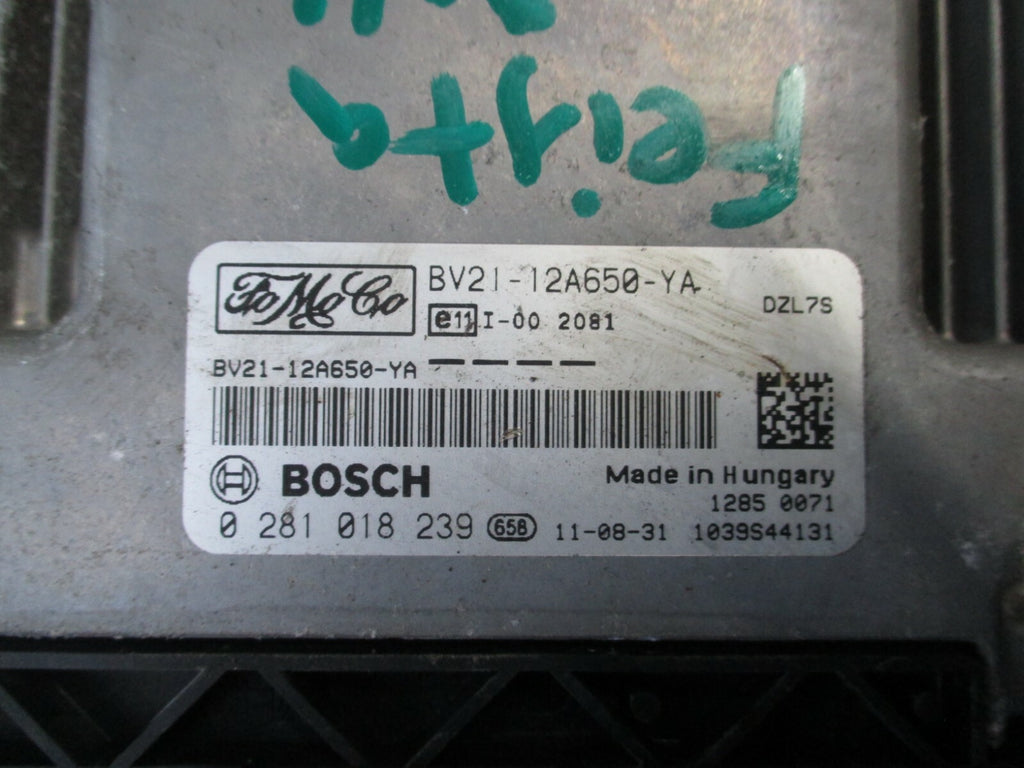 FORD FIESTA 2011 MK7 ENGINE CONTROL MODULE BV12112A650