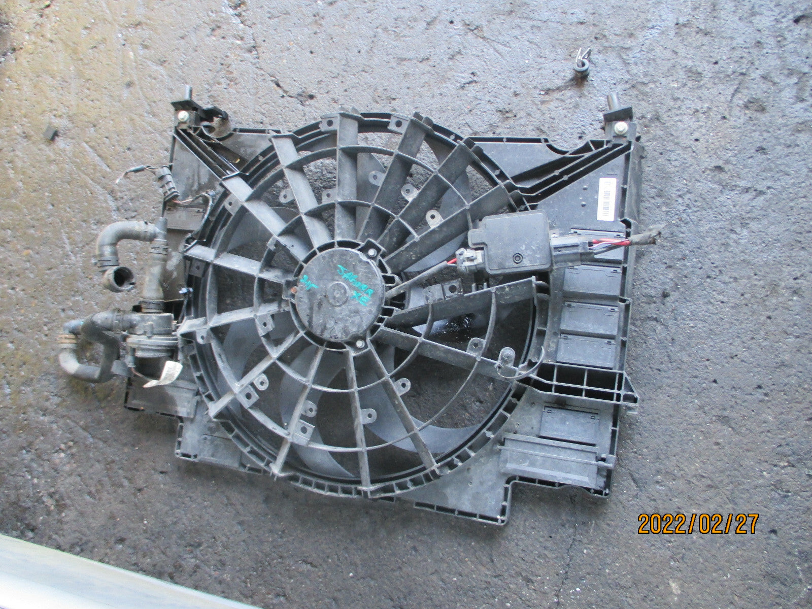 2015 JAGUAR XE 2.0 DIESEL FRONT RADIATOR VISCOUS FAN GX738C607AD