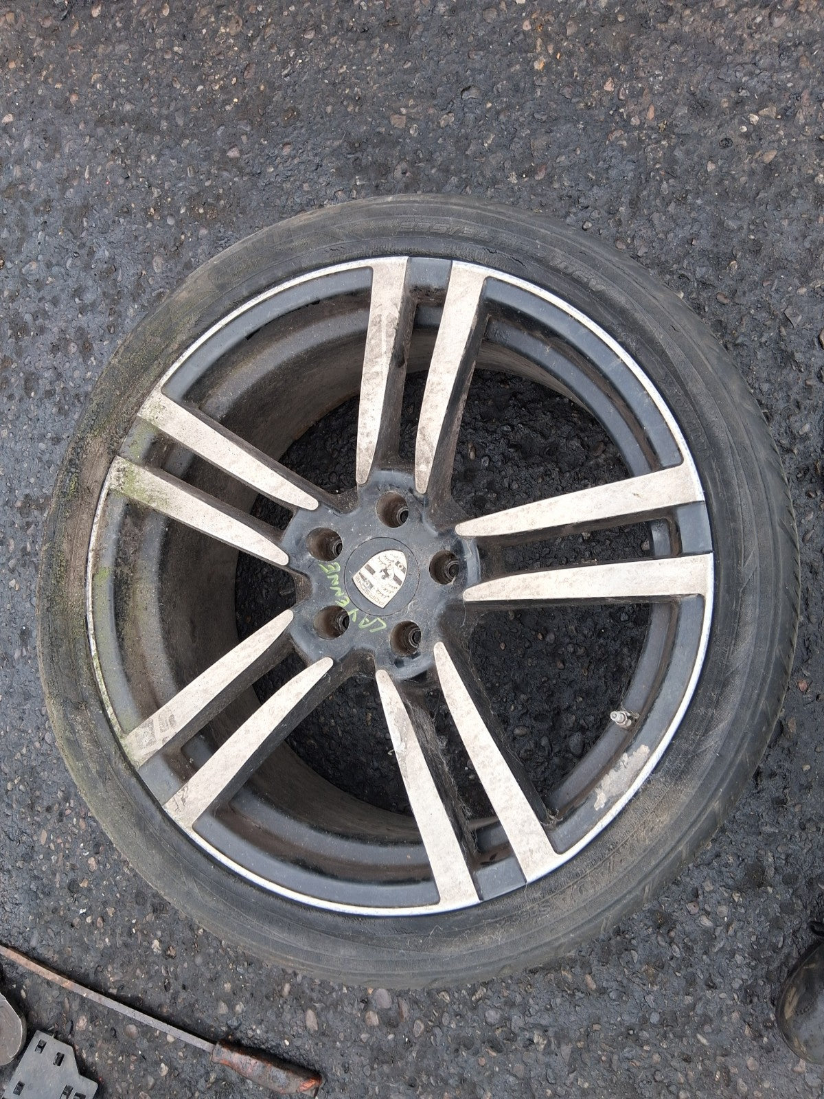 2005 PORSCHE CAYENNE MK1 22 INCH ALLOY WHEEL WITH TYRE 285/35ZR22