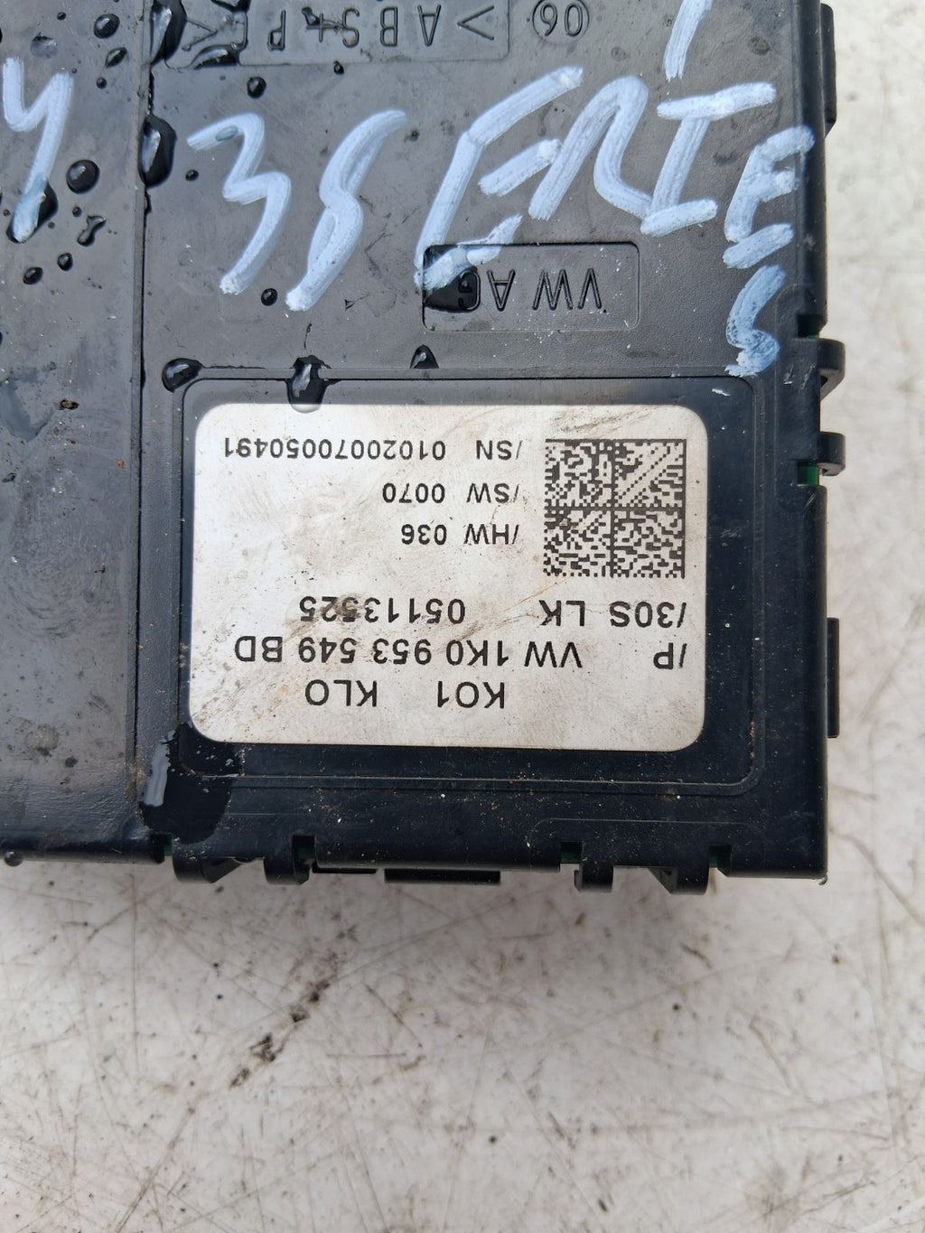 2014 BMW 3 SERIES F31 F30 STEERING ANGLE SENSOR 1K0953549BD
