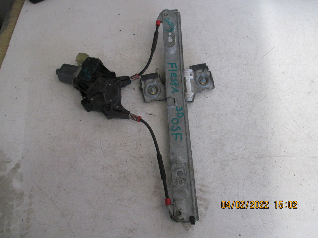 FORD FIESTA MK7 2015 3 DOOR OSF DRIVER FRONT WINDOW REGULATOR MOTOR 8A61-14553-B