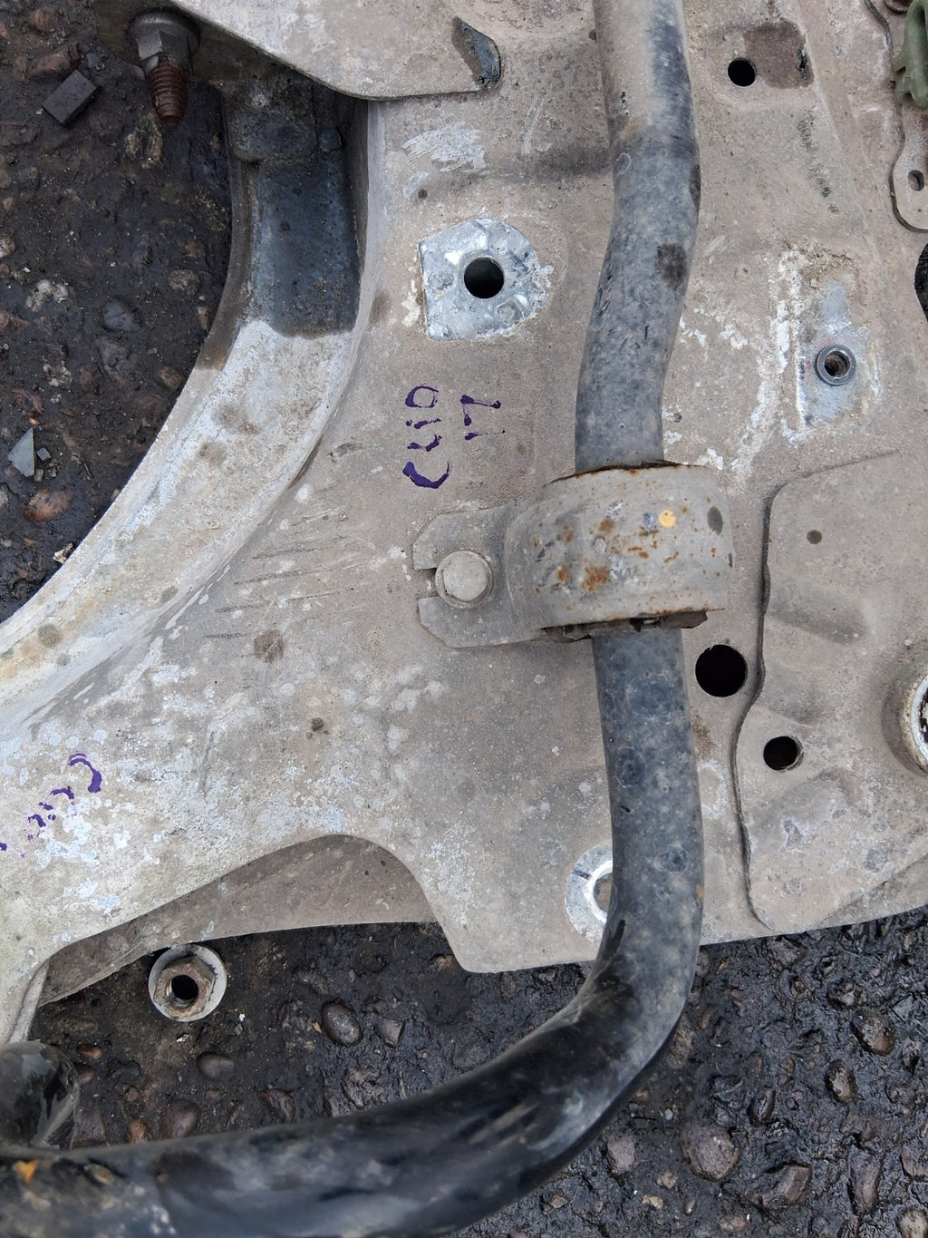 2017 RENAULT CLIO X98 MK4 1.5 DIESEL FRONT SUBFRAME