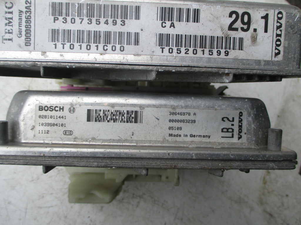 VOLVO 2005 ECU ENGINE CONTROL UNIT AUTOMATIC GEARBOX MODULE P30735493 0281011441
