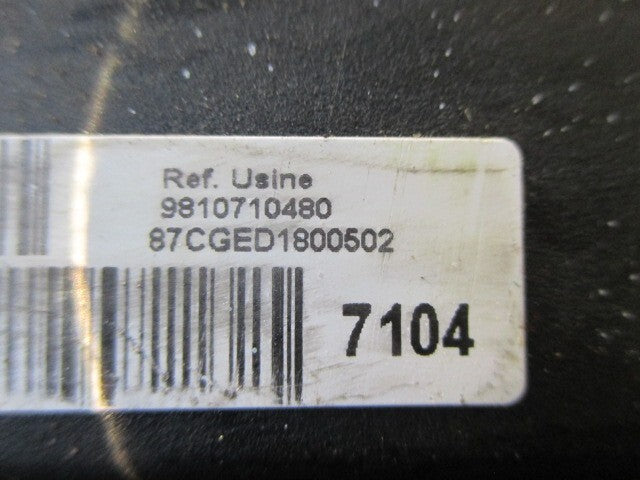 2016 CITROEN DS4 ABS PUMP UNIT 9810710480