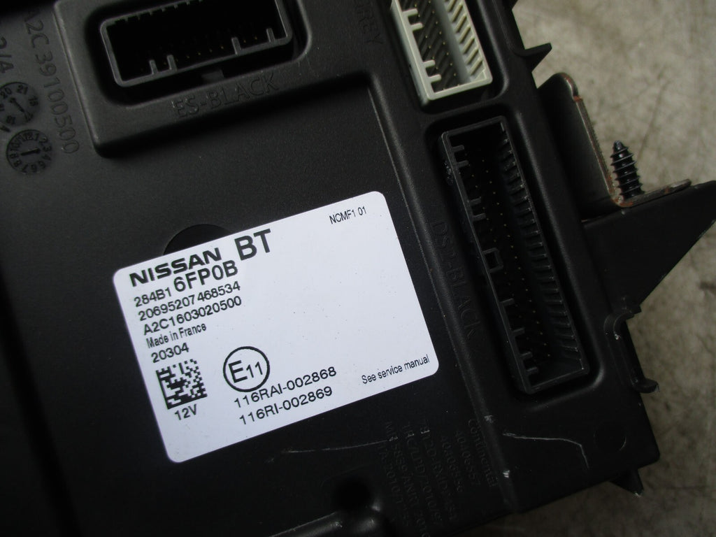 NISSAN QASHQAI J11 2021 BODY CONTROL MODULE 284B16FP0B