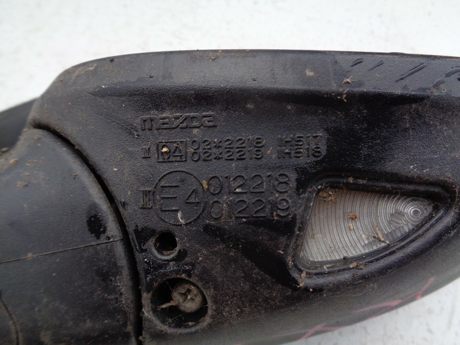 MAZDA RX-8 2007 MK1 O/S DRIVER SIDE WING MIRROR IN BLACK RF151MXD6
