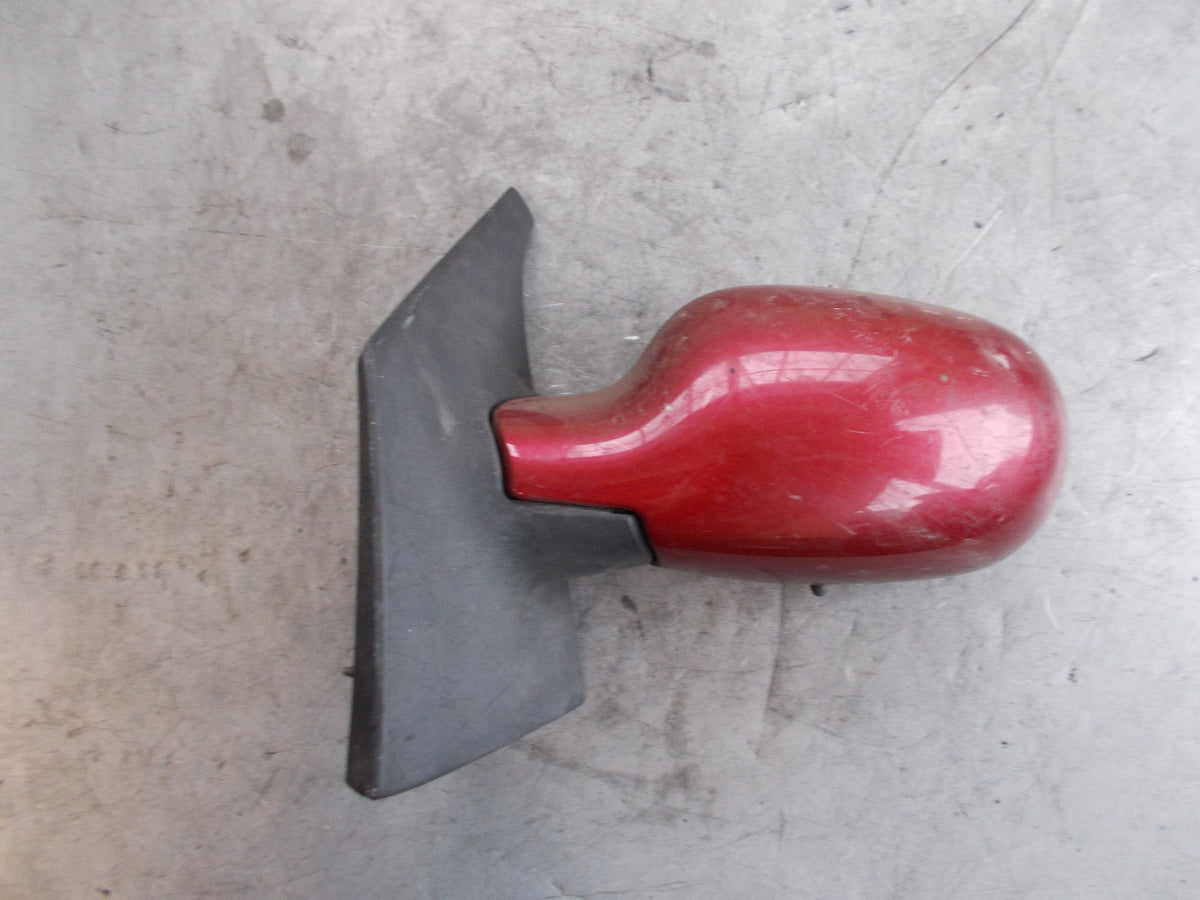 RENAULT SCENIC 2003 MK1 NS PASSENGER SIDE ELECTRIC WING MIRROR RED 7700431544
