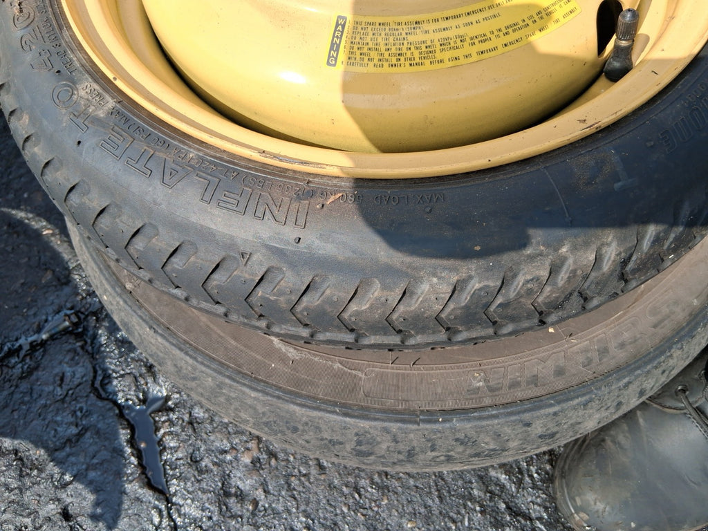2007 HONDA JAZZ MK2 14 INCH STEEL SPACE SAVER SPARE WHEEL WITH TYRE 115/70D14