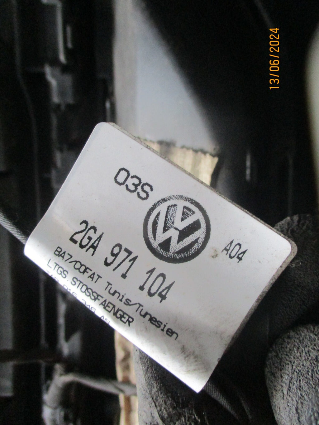 2020 VW VOLKSWAGEN T ROC REAR BUMPER PDC SENSORS & WIRING LOOM 2GA971104
