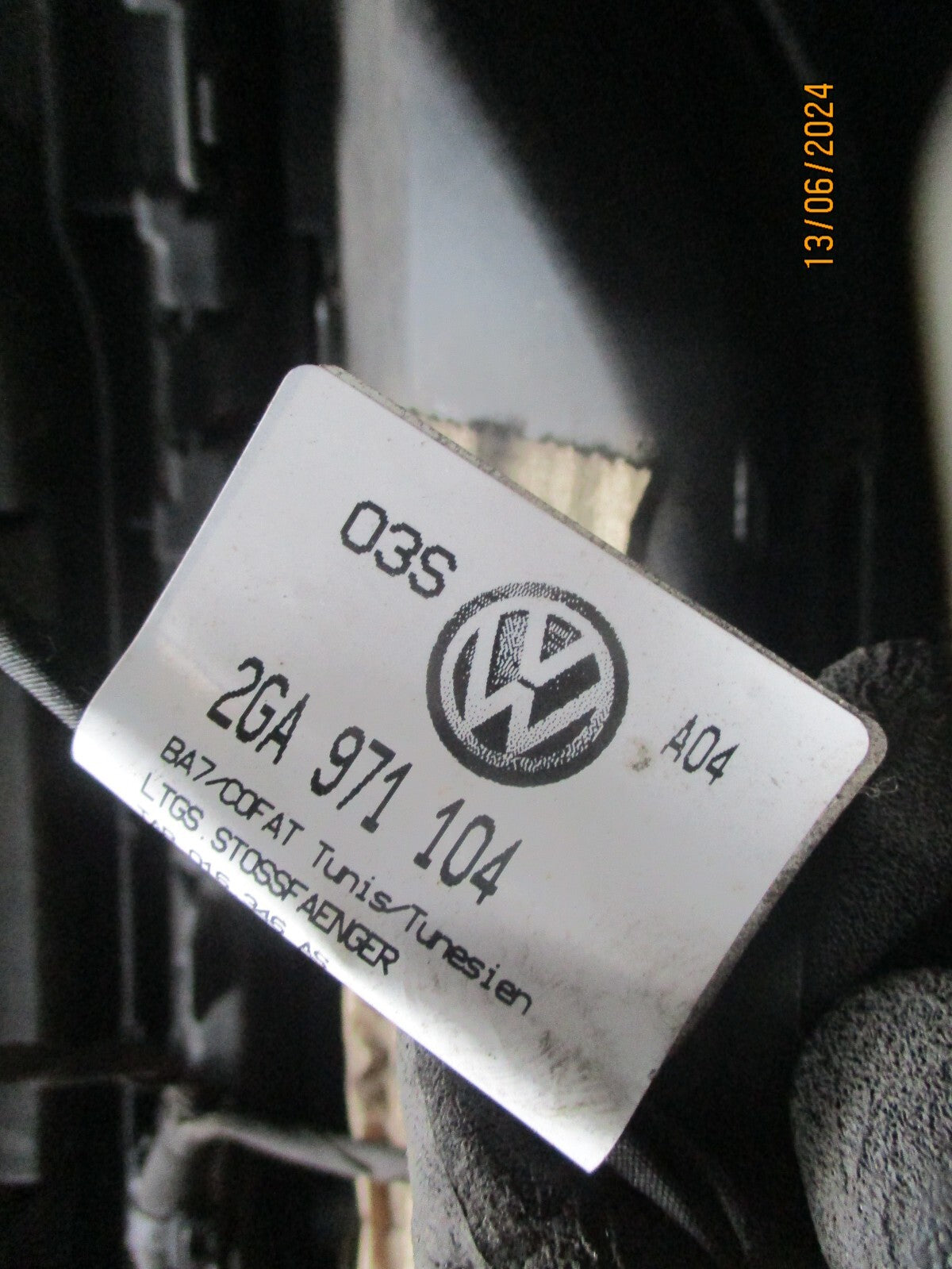 2020 VW VOLKSWAGEN T ROC REAR BUMPER PDC SENSORS & WIRING LOOM 2GA971104