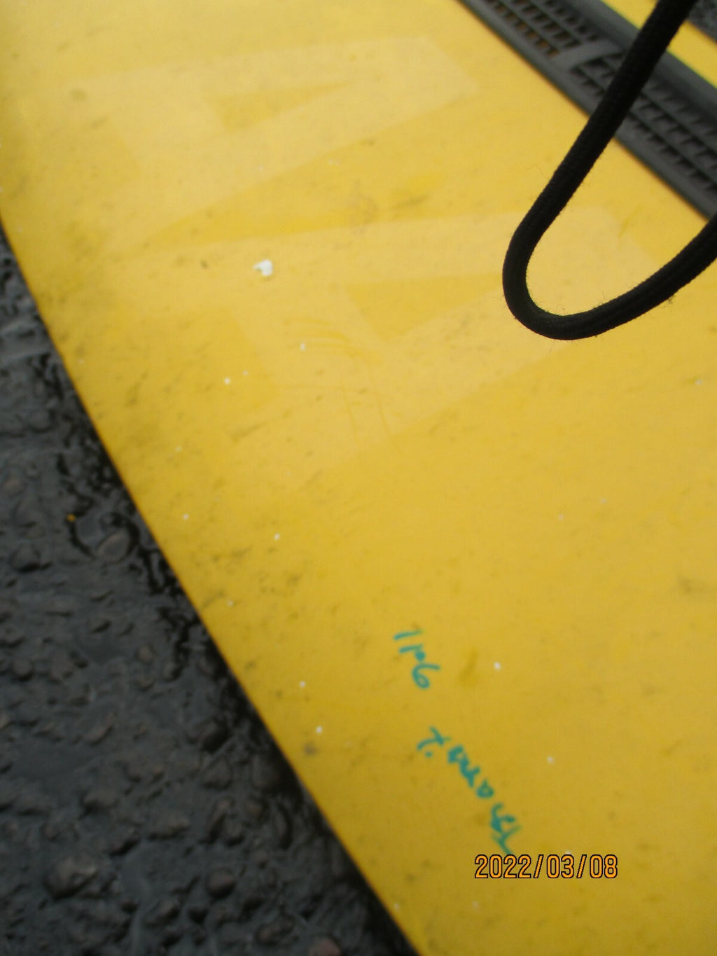 FORD TRANSIT MK7 2011 FRONT BONNET PANEL YELLOW