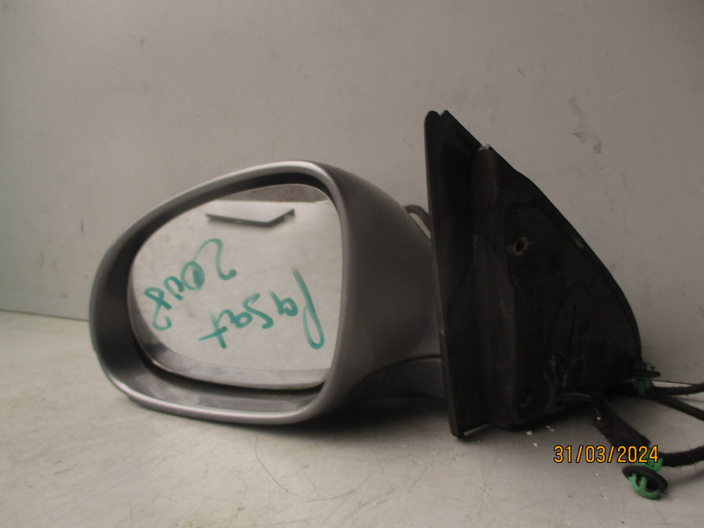 2008 VOLKSWAGEN PASSAT NSF PASSENGER SIDE LEFT FRONT WING MIRROR 3C0857933