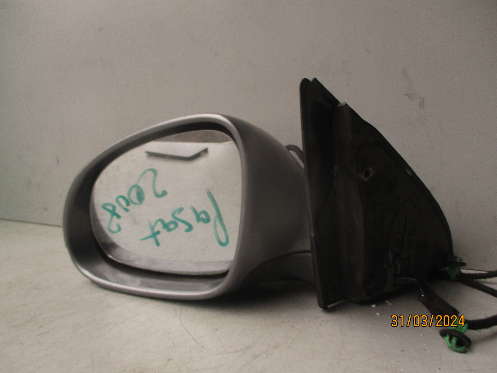 2008 VOLKSWAGEN PASSAT NSF PASSENGER SIDE LEFT FRONT WING MIRROR 3C0857933