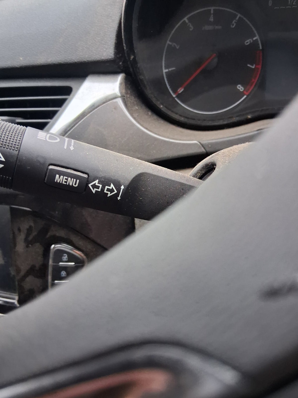 2017 VAUXHALL CORSA E INDICATOR WIPER COMBINATION SWITCH STALK SQUIB RING