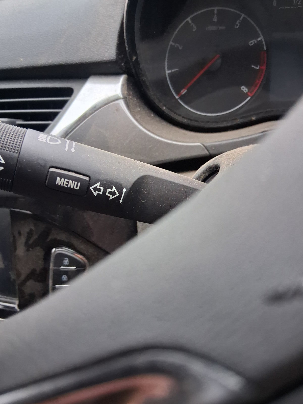 2017 VAUXHALL CORSA E INDICATOR WIPER COMBINATION SWITCH STALK SQUIB RING