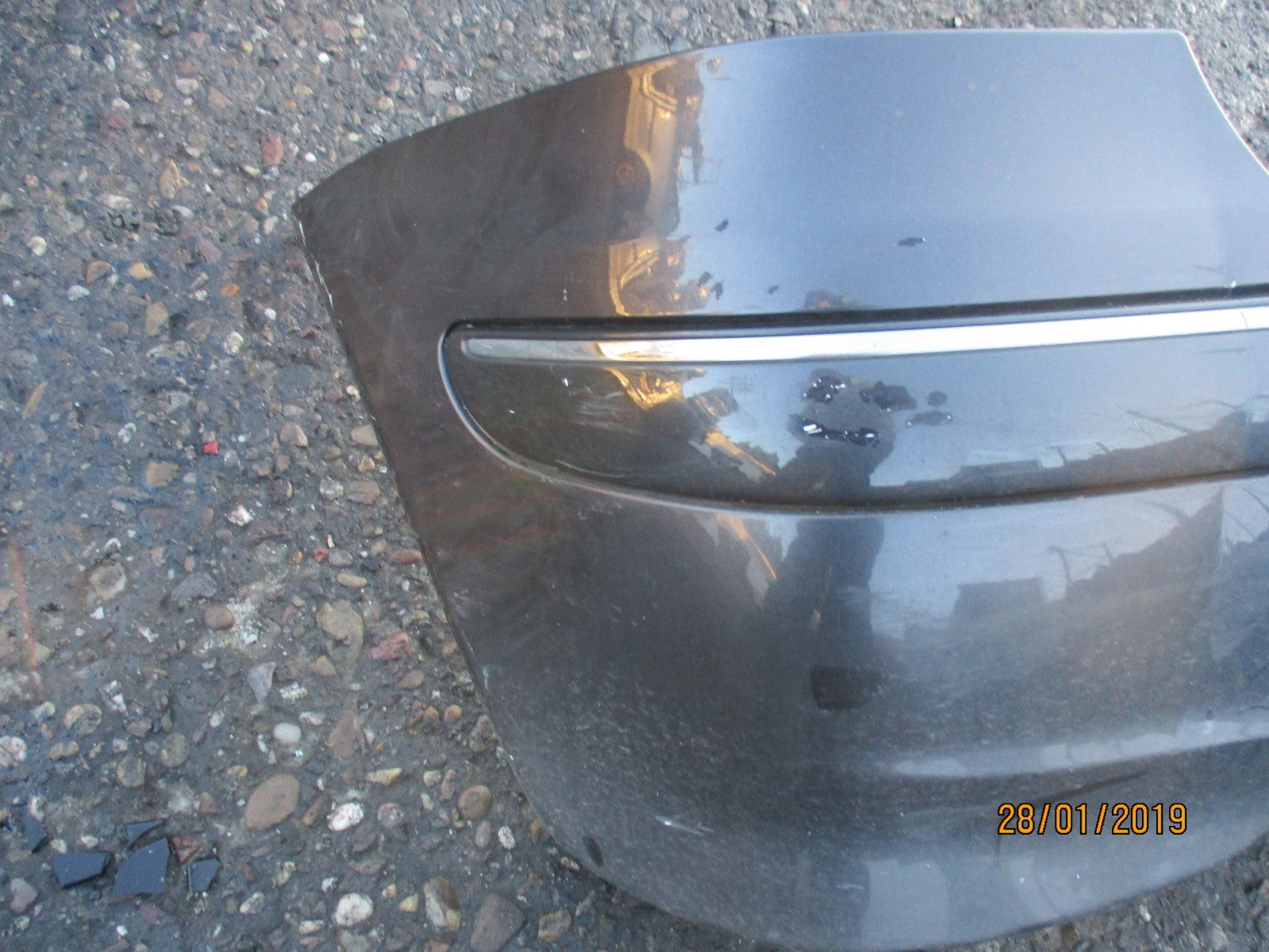 MERCEDES A CLASS W168 FACELIFT REAR BUMPER COMPLETE DARK GREY