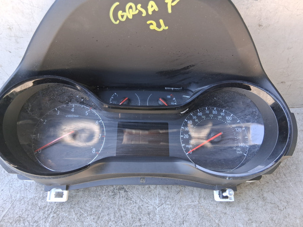 VAUXHALL CORSA F 2021 SPEEDOMETER INSTRUMENT CLUSTER GAUGE 9831575980