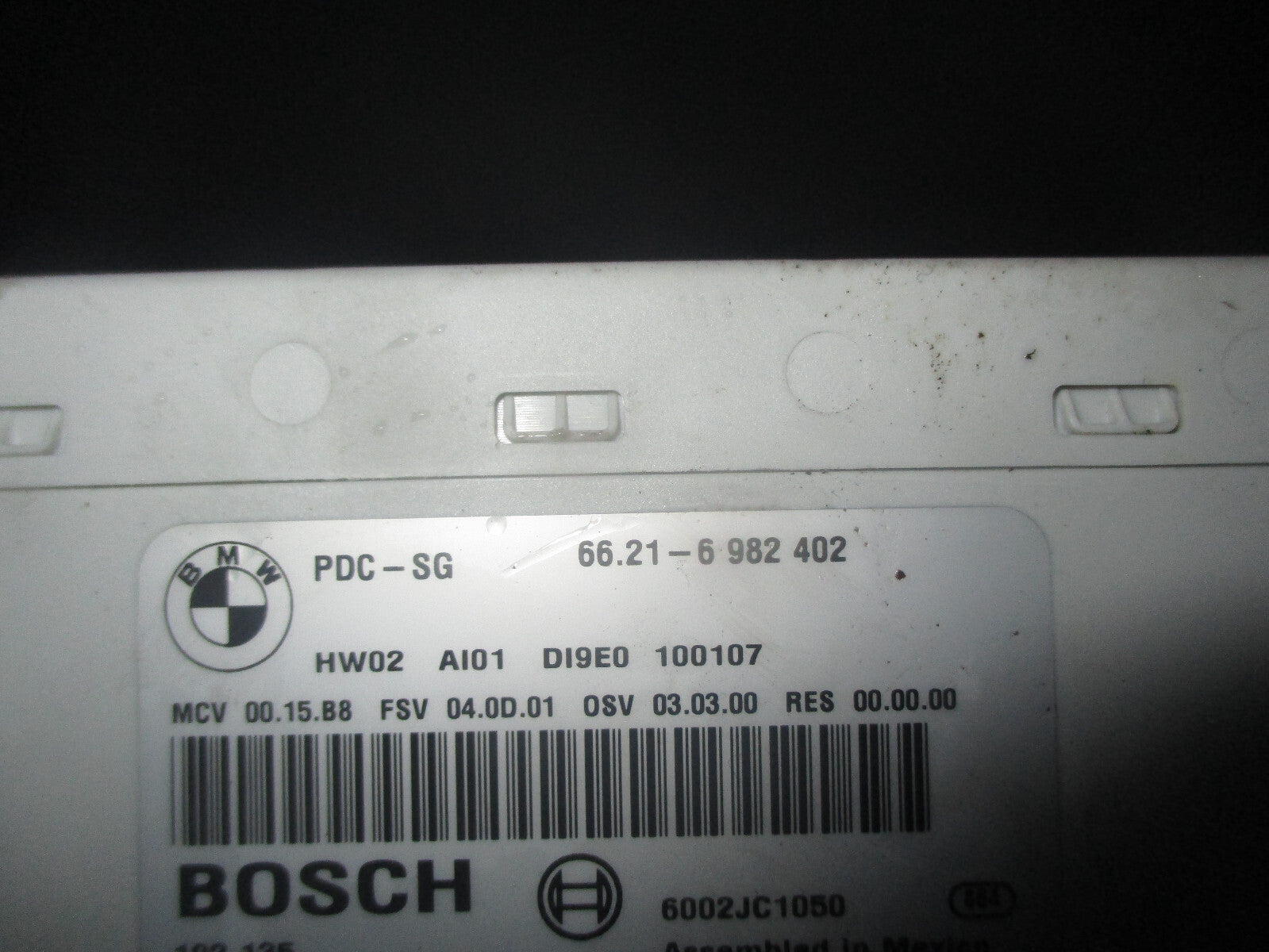 BMW 1 SERIES 2010 E87 PARKING CONTROL MODULE 6982402
