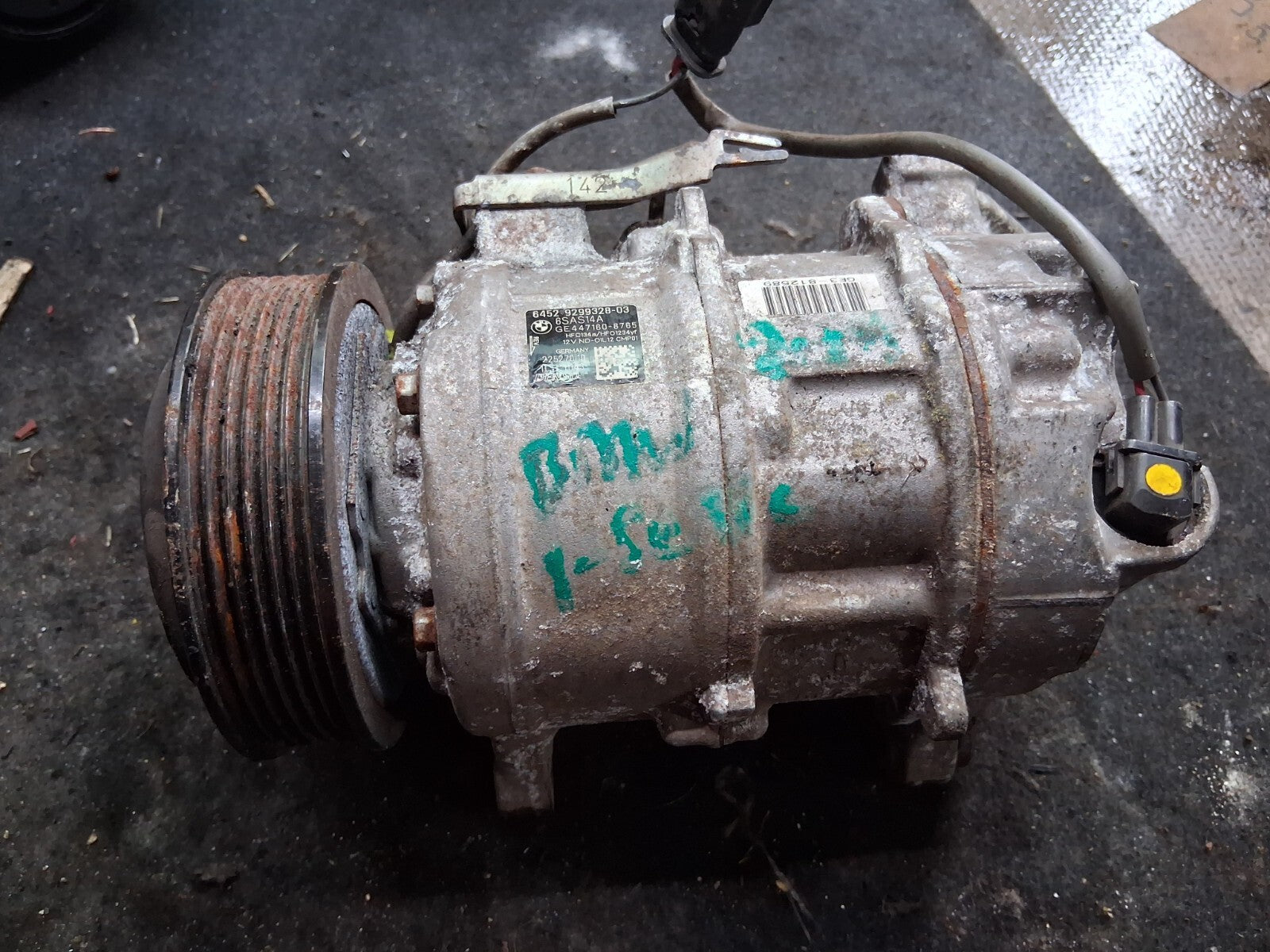 2016 BMW 1 SERIES 1.5 DIESEL AIR CONDITIONING COMPRESSOR PUMP 6452929932803