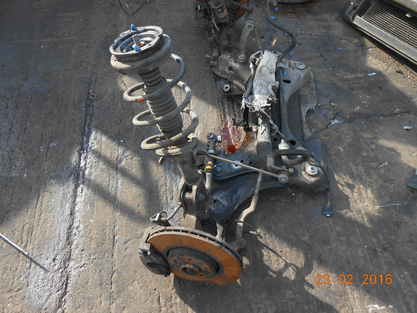 RENAULT VEL SATIS 2002 2.0 16V COMPLETE SUBFRAME STEERING RACK HUB CALIPER SHOCK