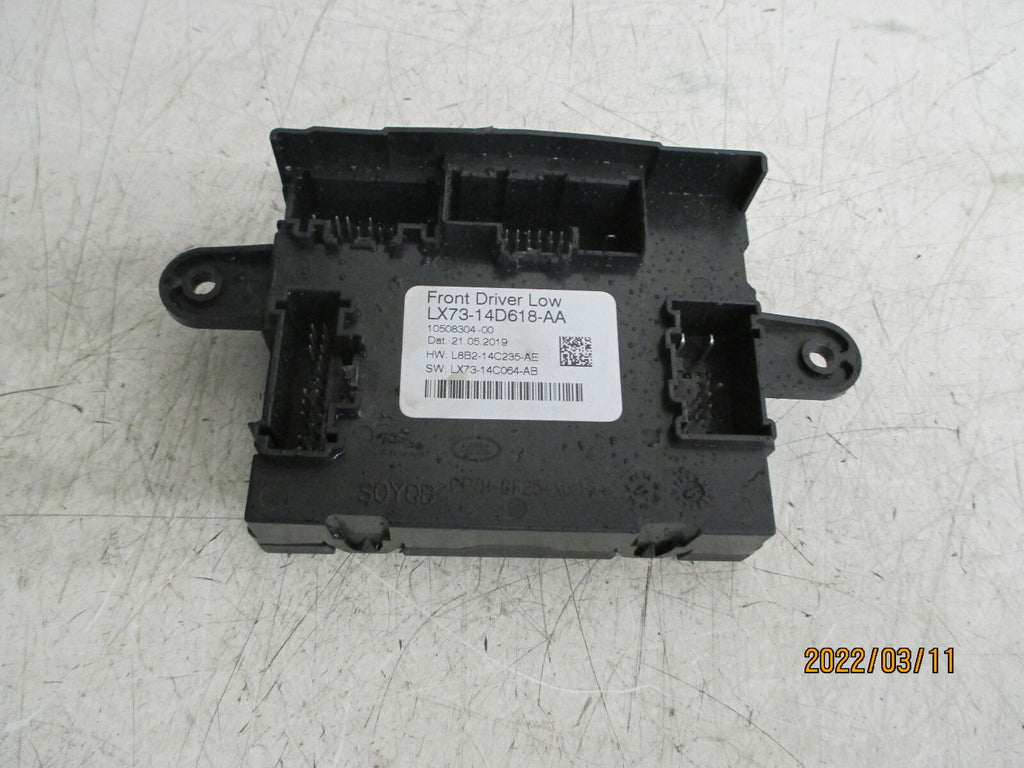 2019 JAGUAR XE OSF DRIVER SIDE FRONT DOOR CONTROL MODULE lx7314d618aa