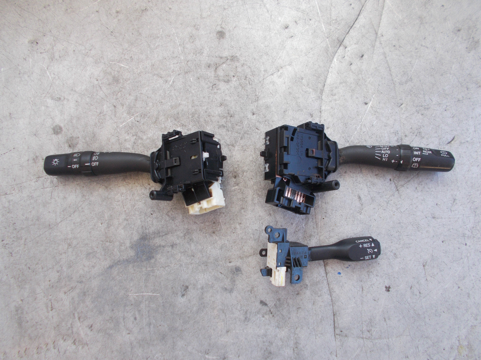 TOYOTA COROLLA VERSO 2007 WIPER & INDICATOR STALK SWITCHES 173650 173654