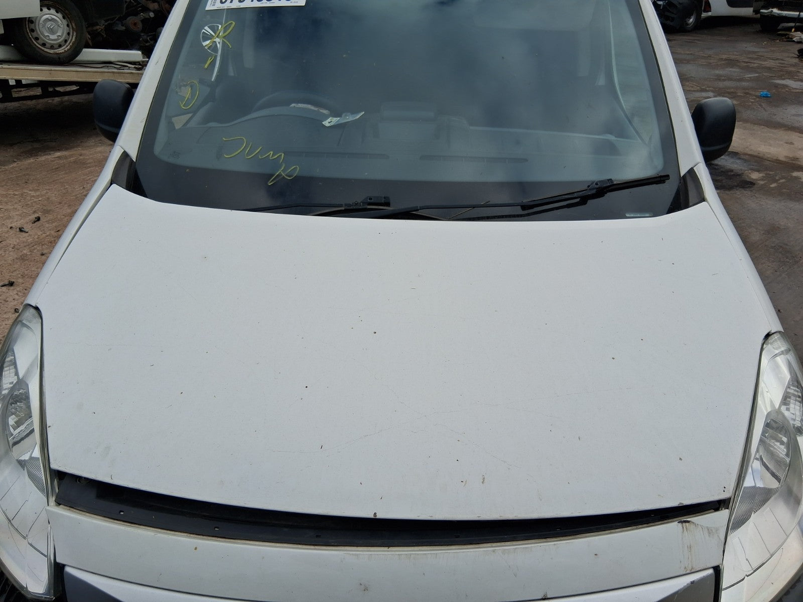 2017 PEUGEOT PARTNER MK2 FRONT BONNET HOOD PANEL WHITE