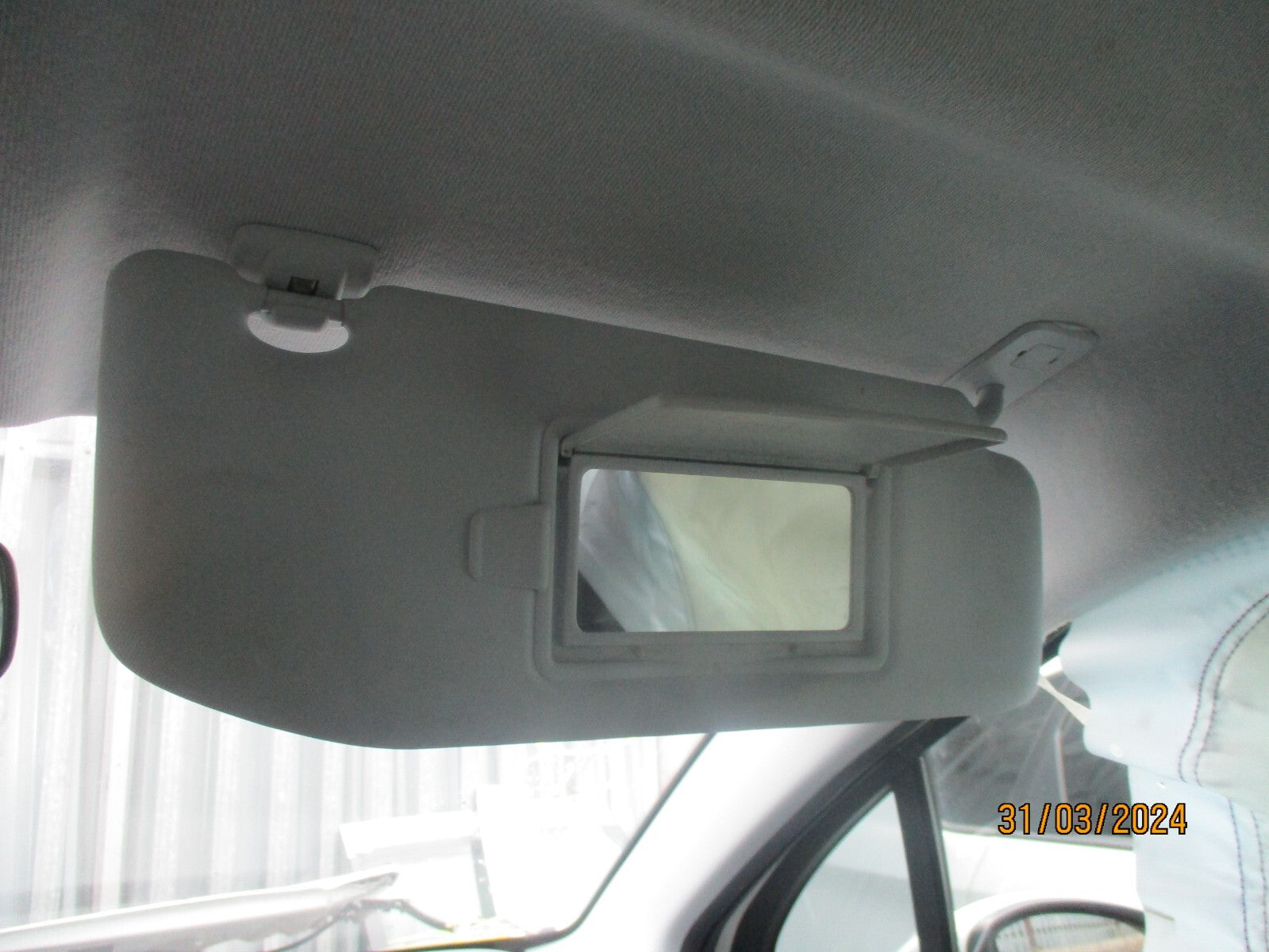 PEUGEOT 208 2016 OSF DRIVER SIDE FRONT INTERIOR SUN VISOR SHADE