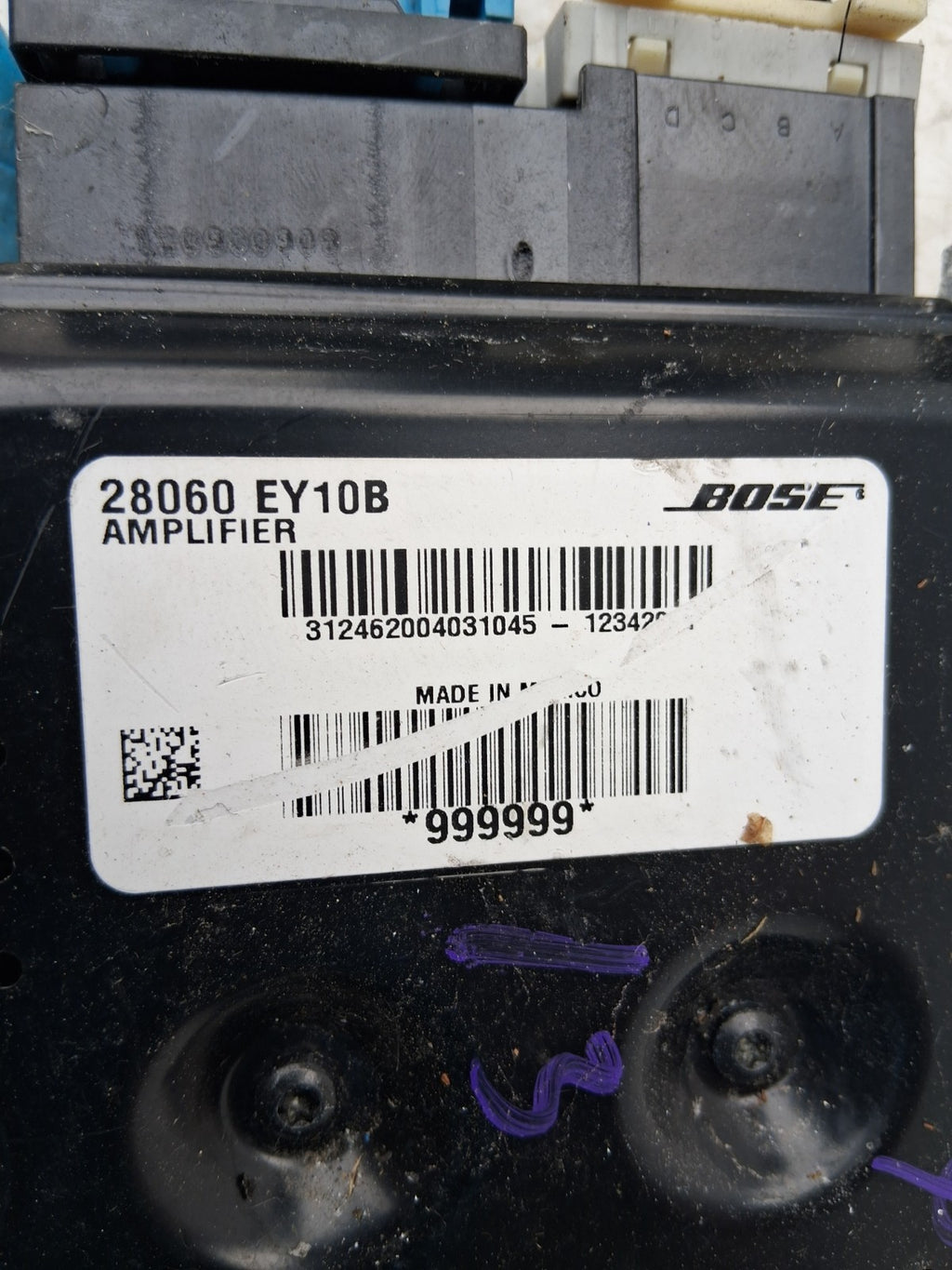 2013 NISSAN QASHQAI J10 BOSE SOUND AUDIO AMPLIFIER MODULE 28060EY10B