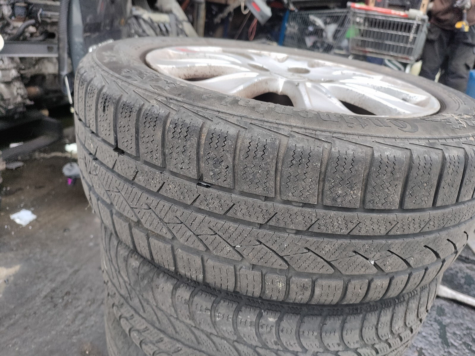 2004 HONDA JAZZ MK2 15 INCH ALLOY RIM WITH TYRE 185/55 R 15