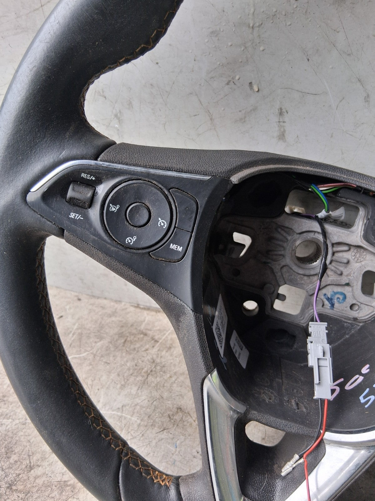VAUXHALL CROSSLAND X 2018 MULTIFUNCTIONAL STEERING WHEEL 39172772