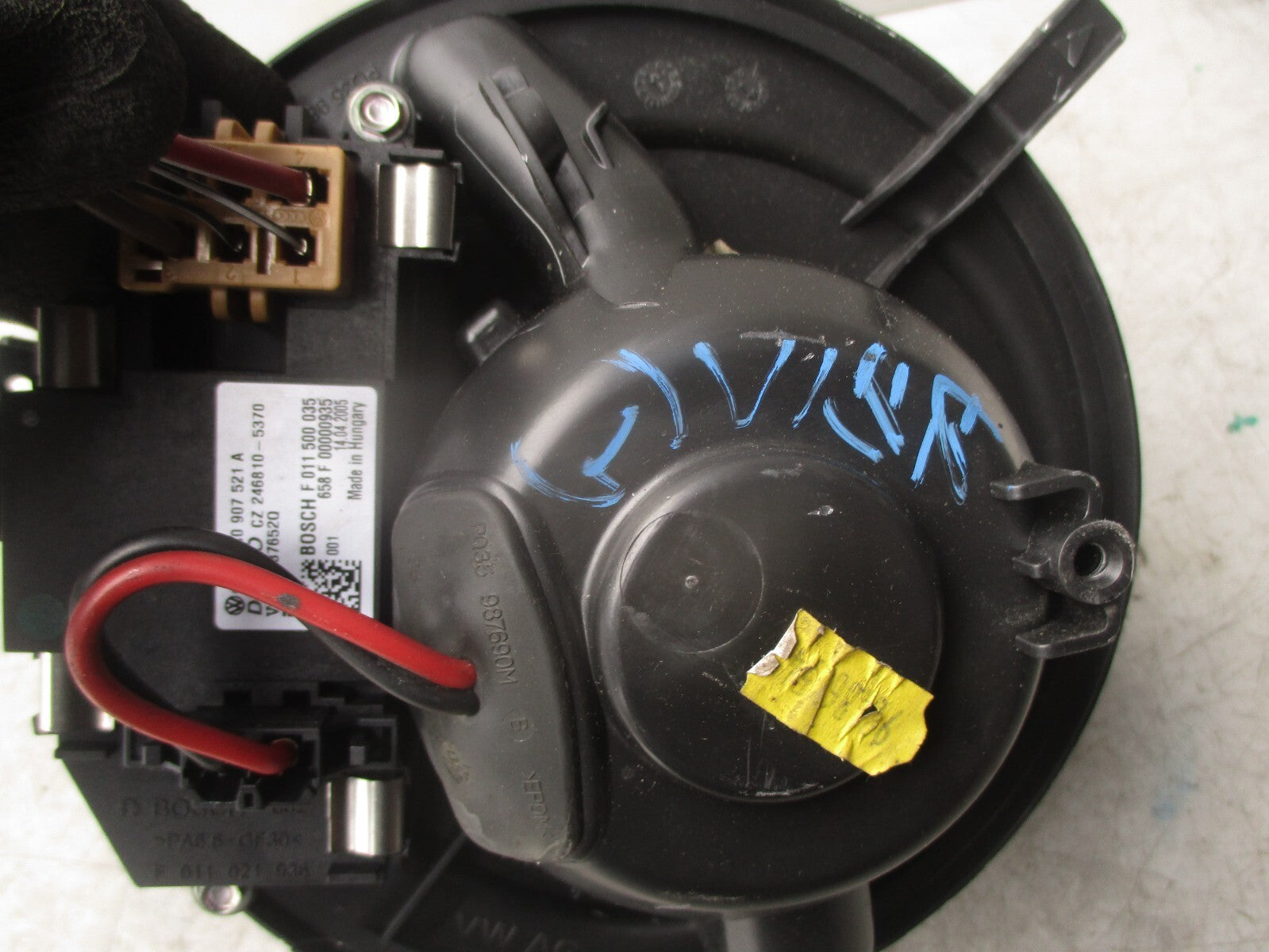 2004 SEAT ALTEA MK 1 AC HEATER BLOWER MOTOR FAN 3C0907521