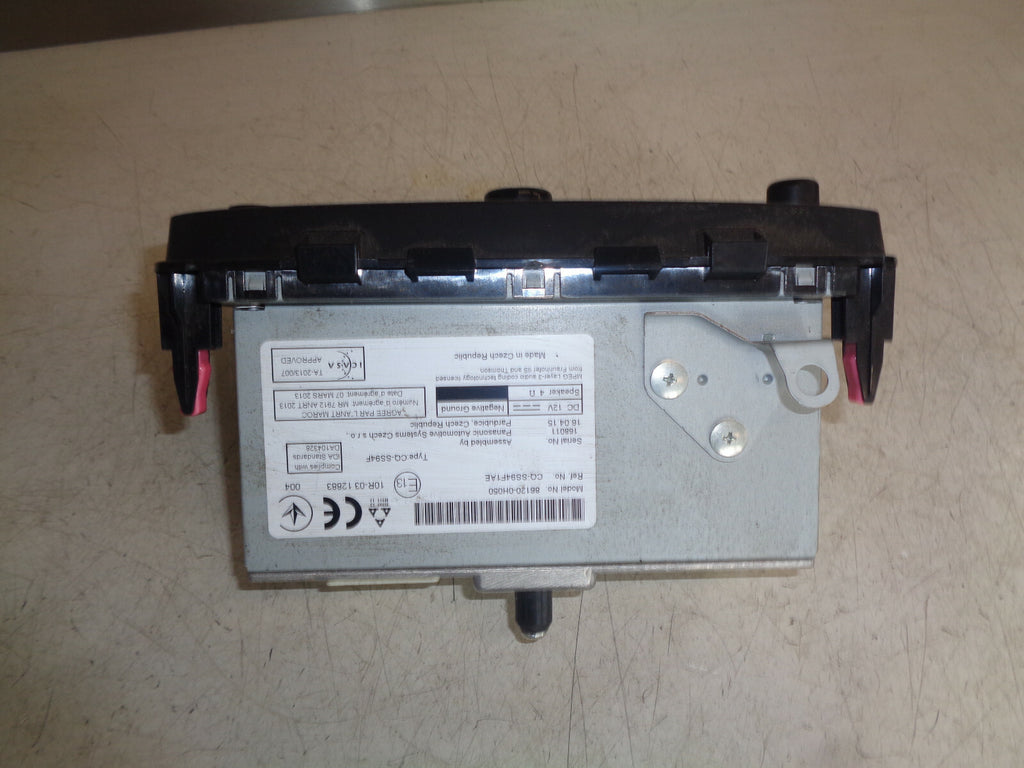 TOYOTA AYGO 2016 RADIO STEREO HEAD UNIT 861200H050