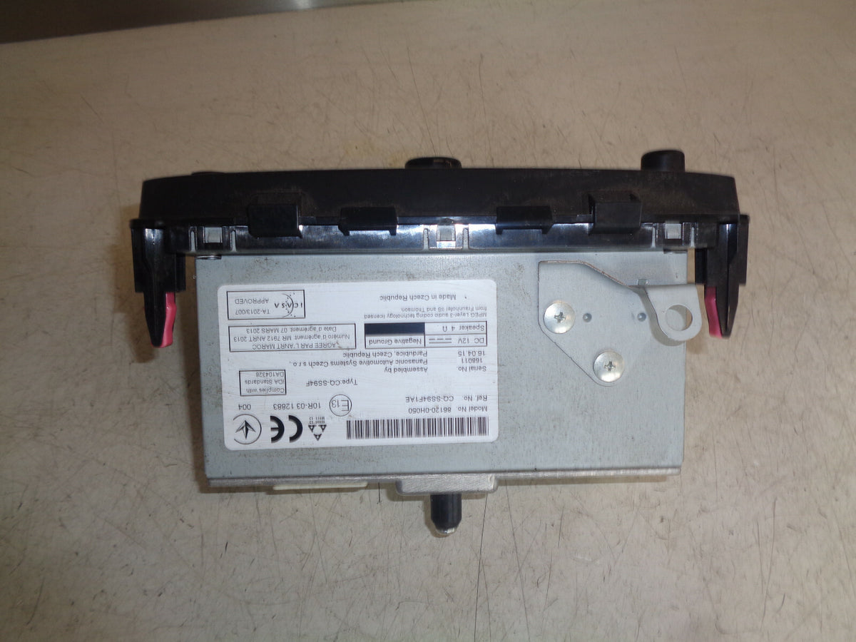 TOYOTA AYGO 2016 RADIO STEREO HEAD UNIT 861200H050
