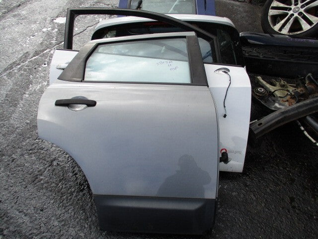NISSAN QASHQAI J10 2012 OSR DRIVER SIDE REAR COMPLETE DOOR GREY