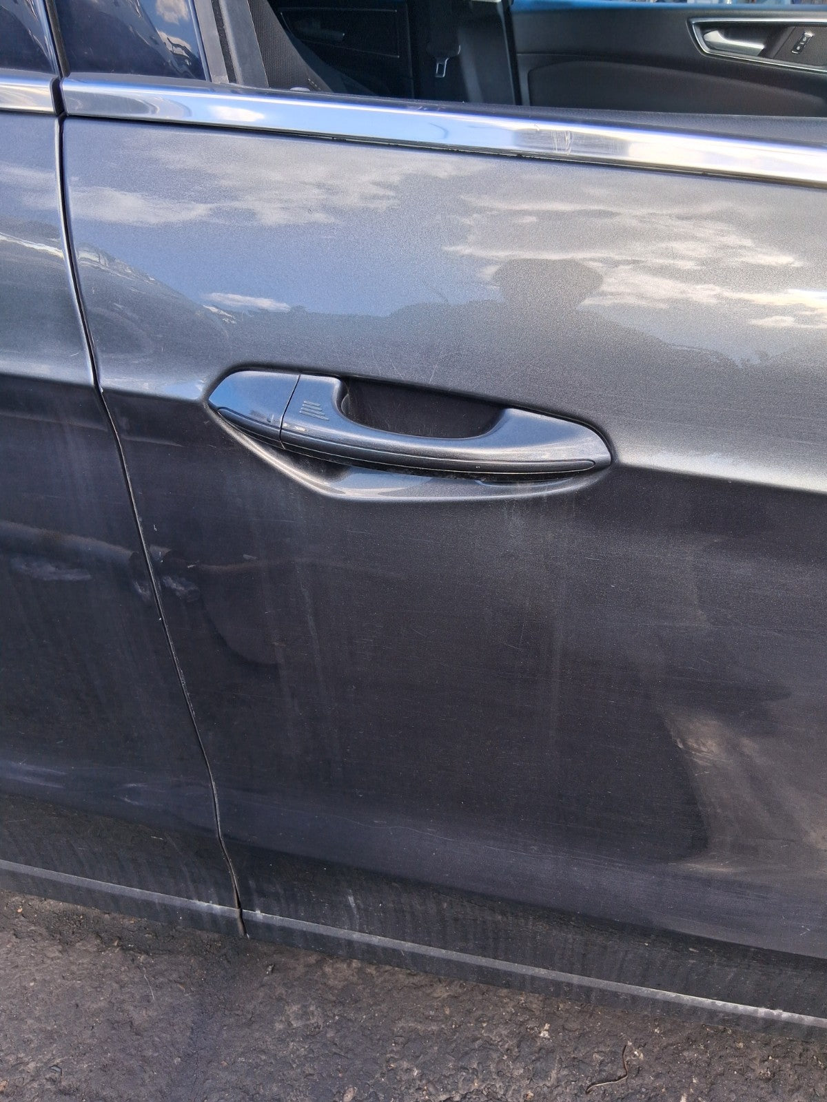 2017 FORD S MAX MK2 OSF DRIVER SIDE FRONT RIGHT BARE DOOR GREY