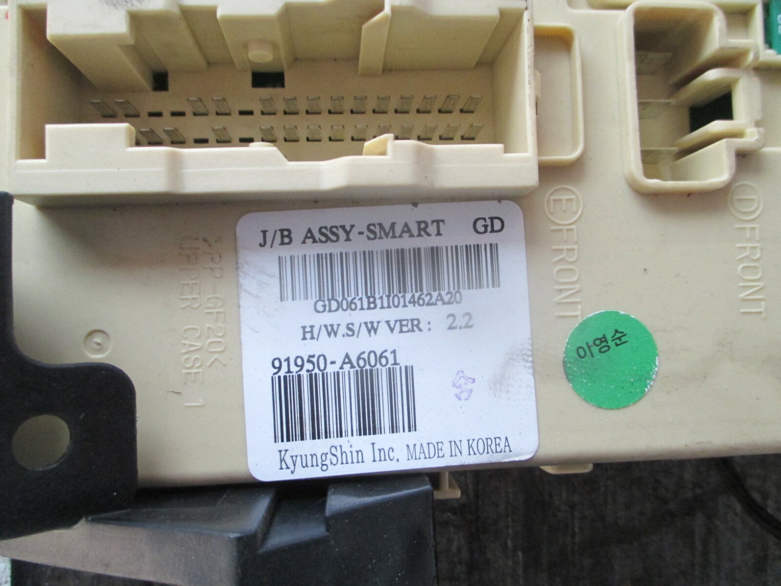 HYUNDAI I30 2017 FUSE MODULE 91950A6061