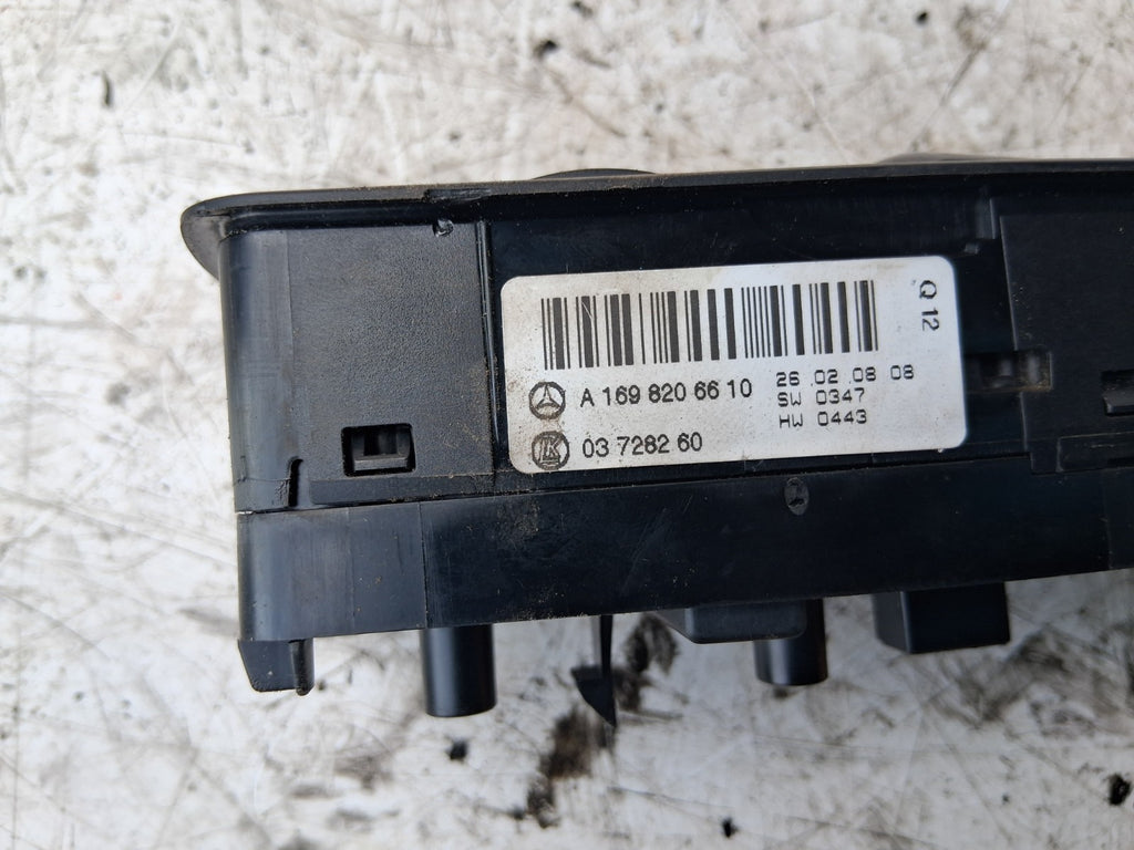 2008 MERCEDES B CLASS W245 OSF DRIVER SIDE FRONT RIGHT WINDOW SWITCH A1698206610