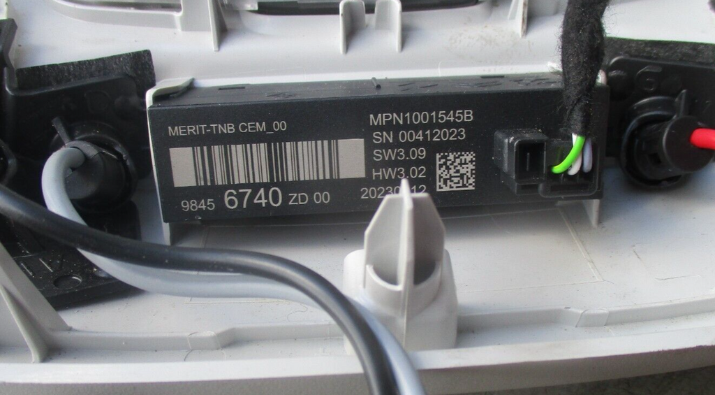 2023 CITROEN C4 FRONT INTERIOR ROOF READING LIGHT 9842163080