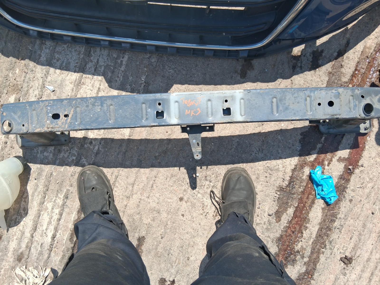 2021 FORD TRANSIT 350 MK8 2.0 DIESEL FRONT BUMPER CRASH BAR REINFORCEMENT BAR
