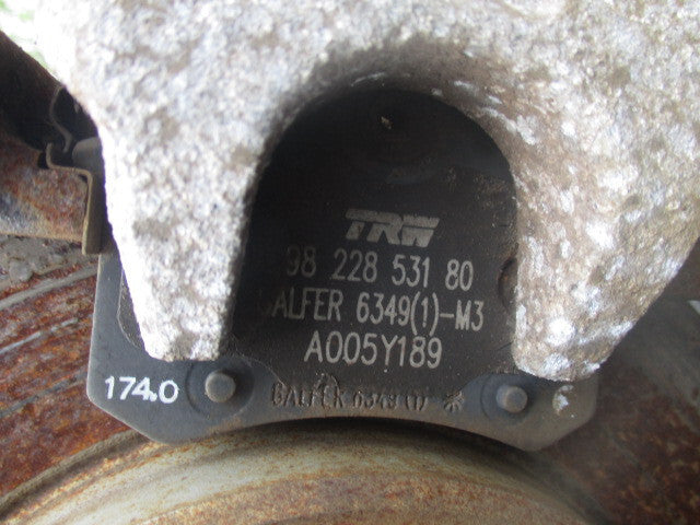 2020 VAUXHALL CROSSLAND X 1.2 PETROL REAR COMPLETE AXLE NO CALIPER