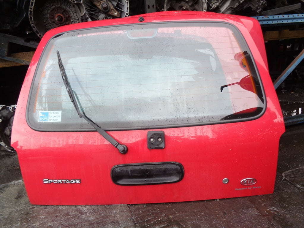 KIA SPORTAGE 2001 MK1 TAILGATE BOOTLID RED BOOTLID
