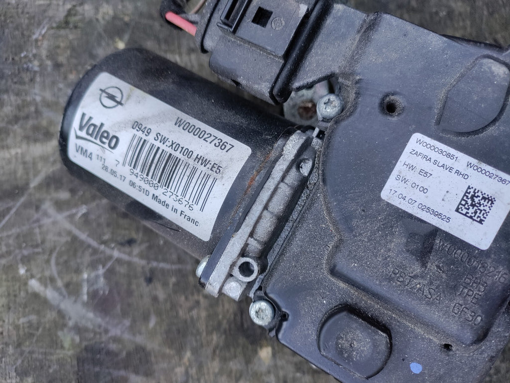 VAUXHALL ZAFIRA C MK3 NS PASSENGER SIDE WIPER MOTOR & LINKAGE W000027367