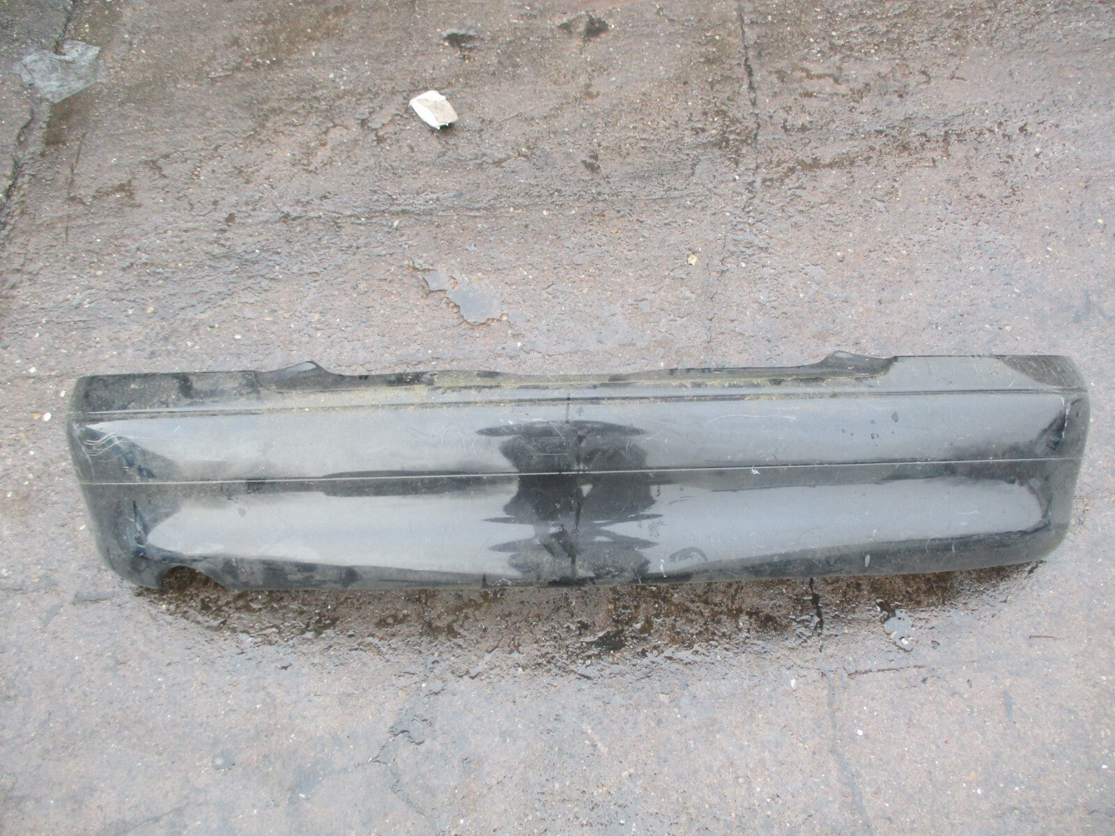 RENAULT MEGANE CABRIOLET 1999 COMPLETE REAR PLASTIC BUMPER BLACK 7700838239