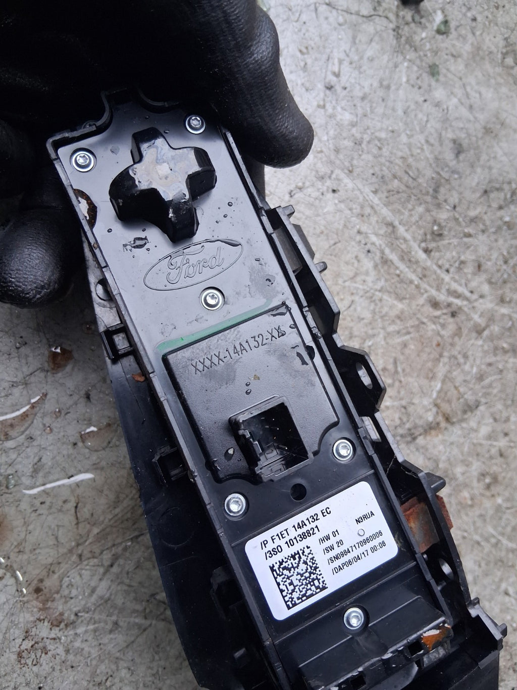 2017 FORD FIESTA MK7 OSF DRIVER SIDE FRONT RIGHT WINDOW SWITCH F1ET14A132EC