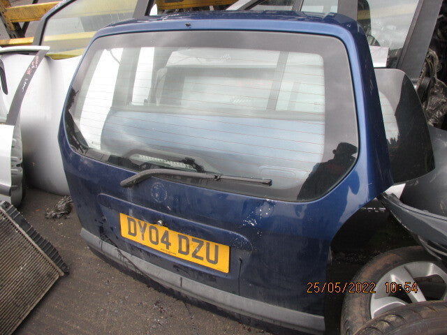VAUXHALL ZAFIRA A 2004 REAR COMPLETE TAILGATE BOOTLID BLUE