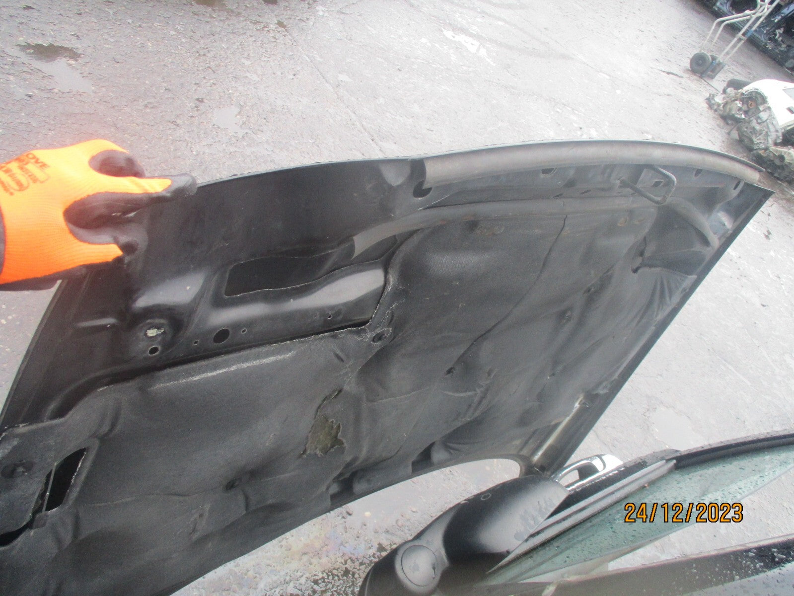 JEEP CHEROKEE 2006 MK3 FRONT BONNET HOOD BLACK
