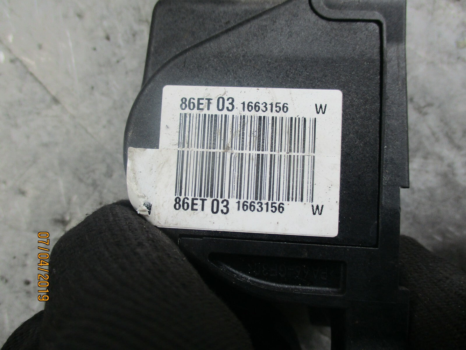CITROEN DS3 2016 ELECTRIC ACCELERATOR THROTTLE PEDAL 9671434080
