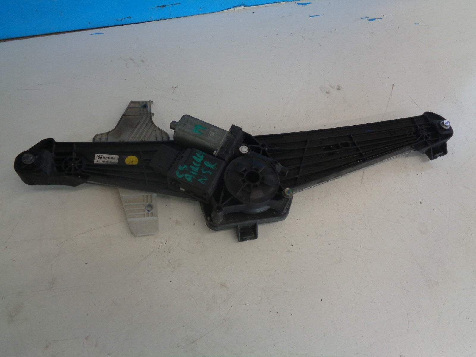 CITROEN C5 AIRCROSS NSR PASSENGER SIDE REAR WINDOW REGULATOR & MOTOR 9822455080